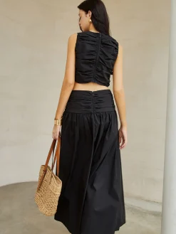 Pleated Skirt Set