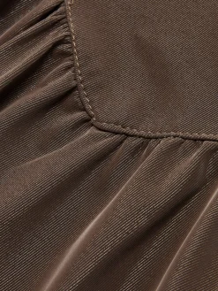 Pleated Umbrella Shape Skirt