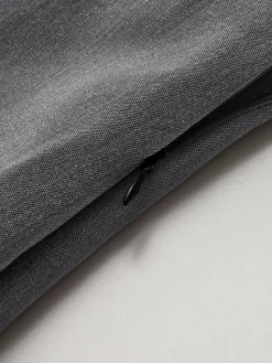 Pleated Zipper Mini Skirt