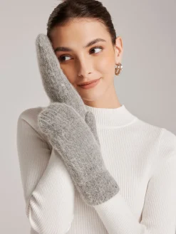 Plush Warm Rabbit Fur Gloves
