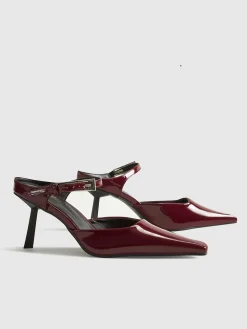 Pointed Toe Slingback High Heel Shoes