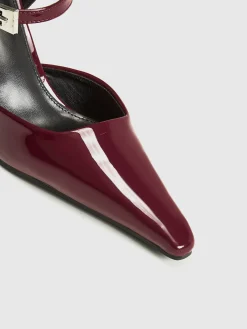 Pointed Toe Slingback High Heel Shoes