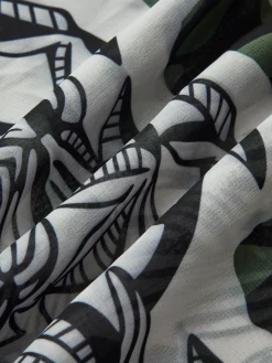 Print Chiffon Cover Up