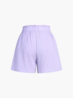 Pure Cotton Pinstripe Long-Sleeve Shorts Set