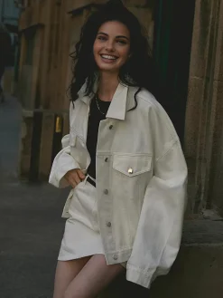 Pure Cotton Polo Jacket
