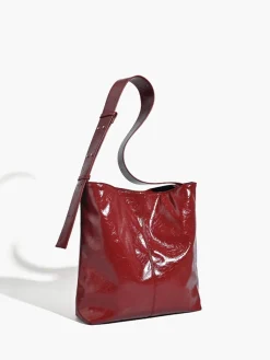 Red Over Size Tote Bag