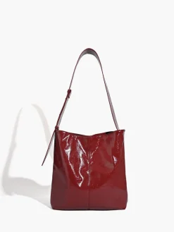 Red Over Size Tote Bag