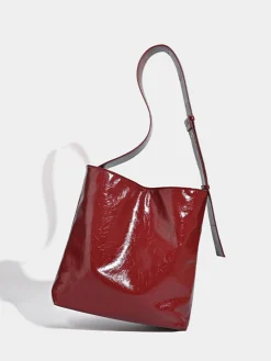 Red Over Size Tote Bag