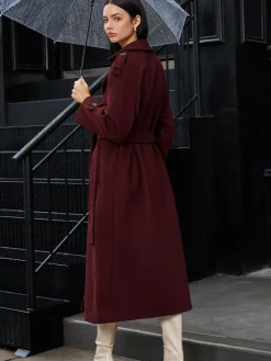 Regular Tweed Long Coat
