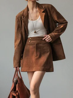 Retro A-Line Mini Skirt