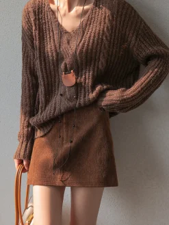Retro A-Line Mini Skirt