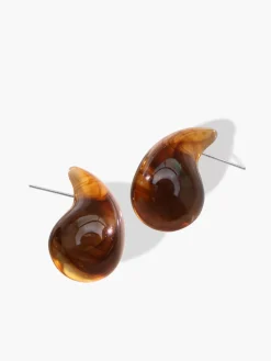 Retro Comma Drop Earrings
