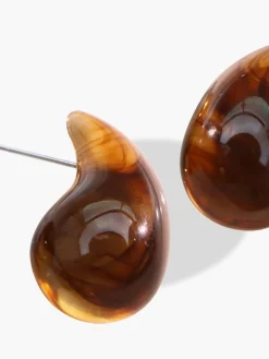 Retro Comma Drop Earrings