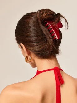 Retro Glossy Hair Claw