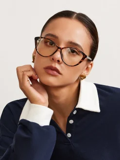 Retro Leopard Cat-Eye Glasses