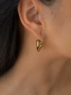 Retro V-Shape Pendant Earrings