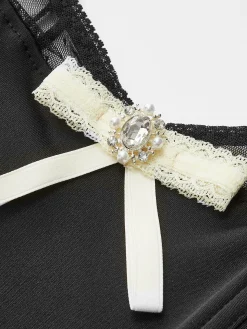Rhinestone Bow Petite Cami Top