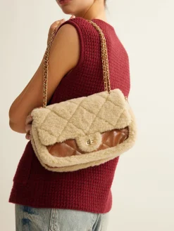 Rhombic Plush Small Pillow Bag