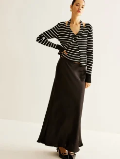 Ribbed Contrast Striped Sweater Co-ords