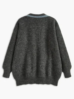 Ribbed Cozy Panel Cardigan