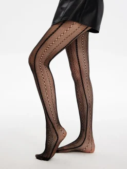 Ripped Fishnet Tights