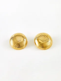 Ripple Oblate Earrings