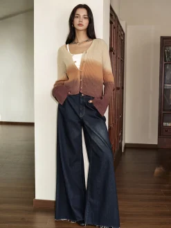 Romance Ombre Button Cardigan