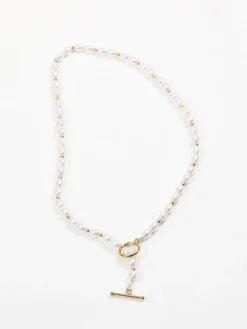 Romance Peral Lariat Necklace
