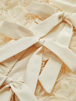 Romance Tie Front Rosette Jacket
