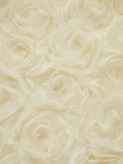 Romance Tie Front Rosette Jacket