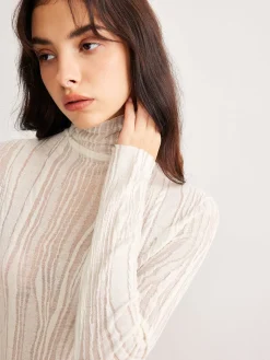 Romance Turtleneck Slim Blouse