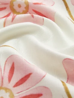 Romantic Print Sleeveless Short Dress