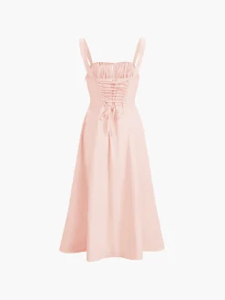 Ruched Cup Detail Long Sundress