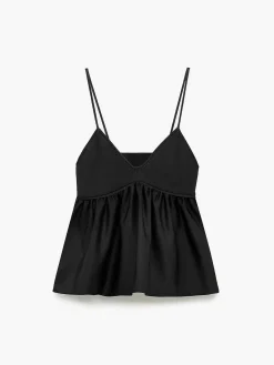 Ruffle Crop Cami Top