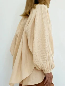 Santorini Textured Two Piece Shorts Set