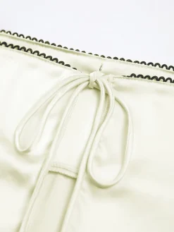 Satin Bow Decor Cami Top