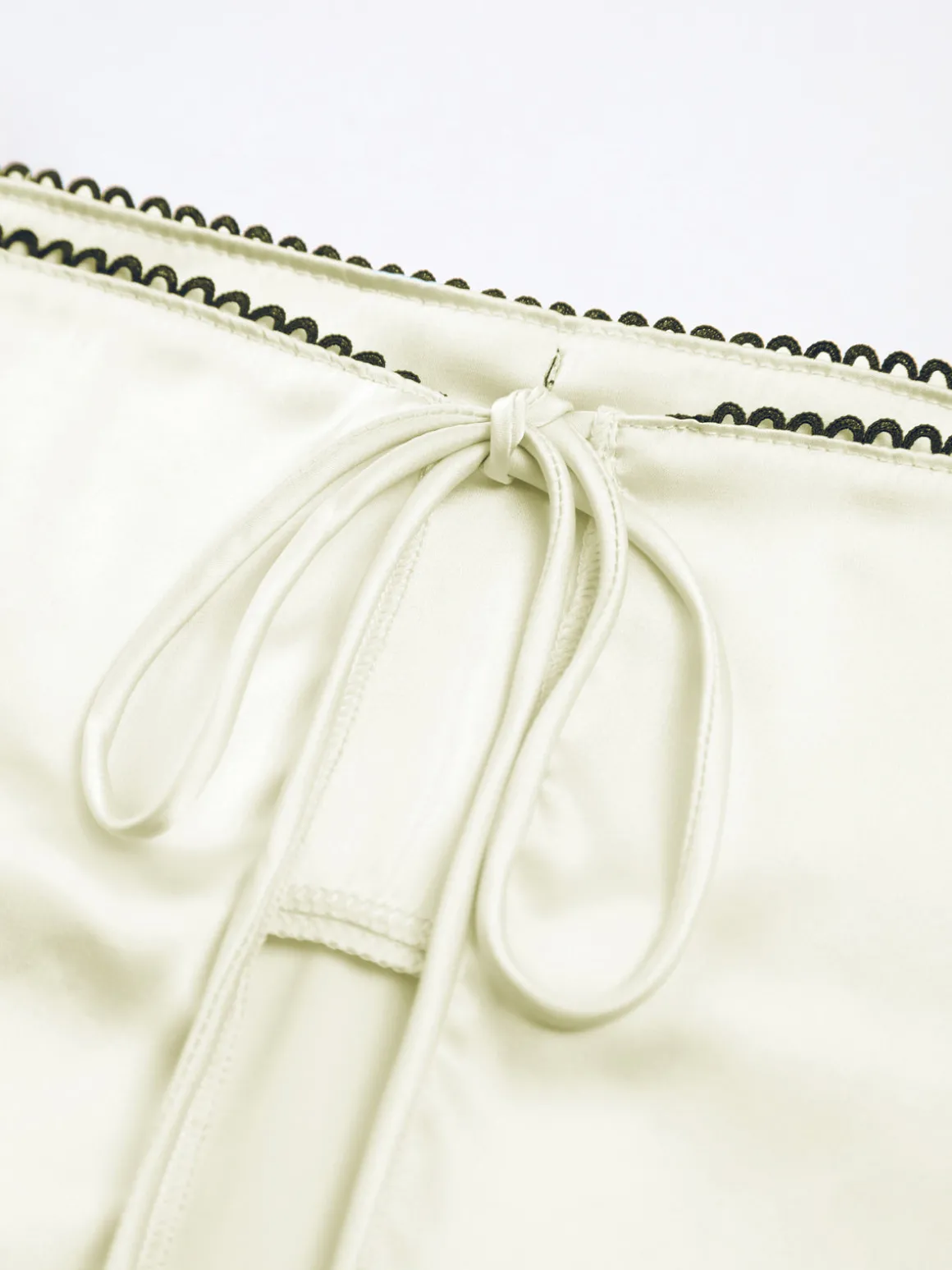 Satin Bow Decor Cami Top
