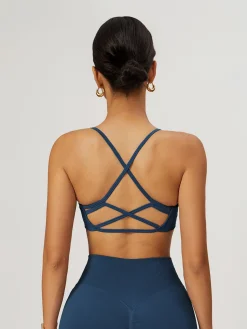 Seamless Cross Back Sports Bra