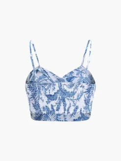 Seaside Joy Print Twist Detail Skirt Set