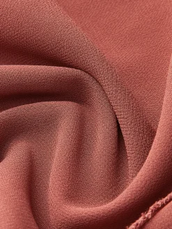 Semi-Sheer Chiffon Ruffle Shirt