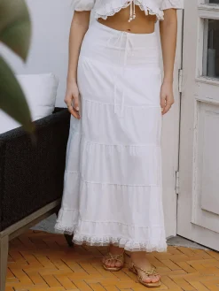 Serendipity Bow Detail Maxi Skirt