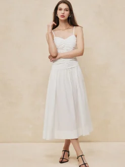 Serendipity Ruched Cami Long Dress
