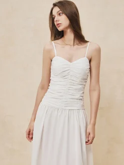 Serendipity Ruched Cami Long Dress
