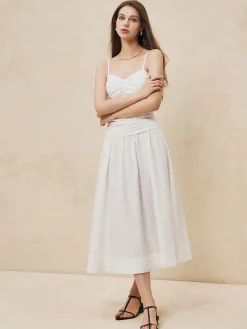 Serendipity Ruched Cami Long Dress