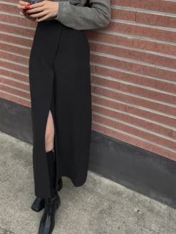 She's Effortless Slit Maxi Skirt