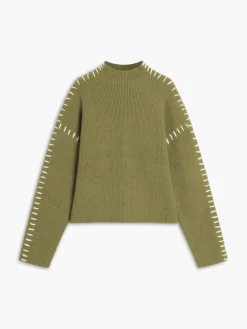 Shift The Focus Oversized Mock Neck Sweater