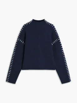 Shift The Focus Oversized Mock Neck Sweater