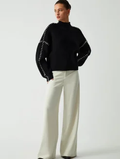 Shift The Focus Oversized Mock Neck Sweater