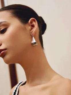 Shining Leaf Hoop Earnings