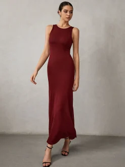 Side Split Backless Long Dress